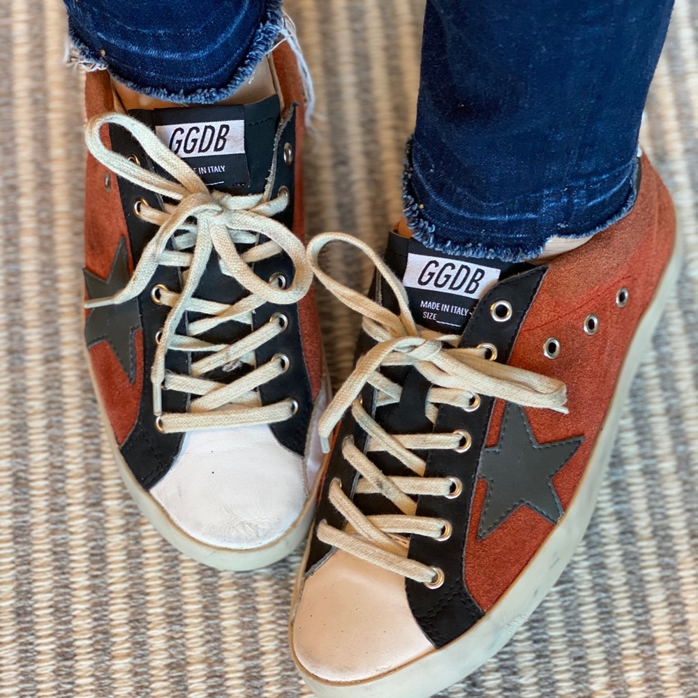 Rare Golden Goose Superstar Deluxe- damaged